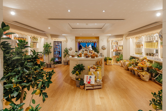 Penthouse decorated by Romee Production for a private reception in Cannes